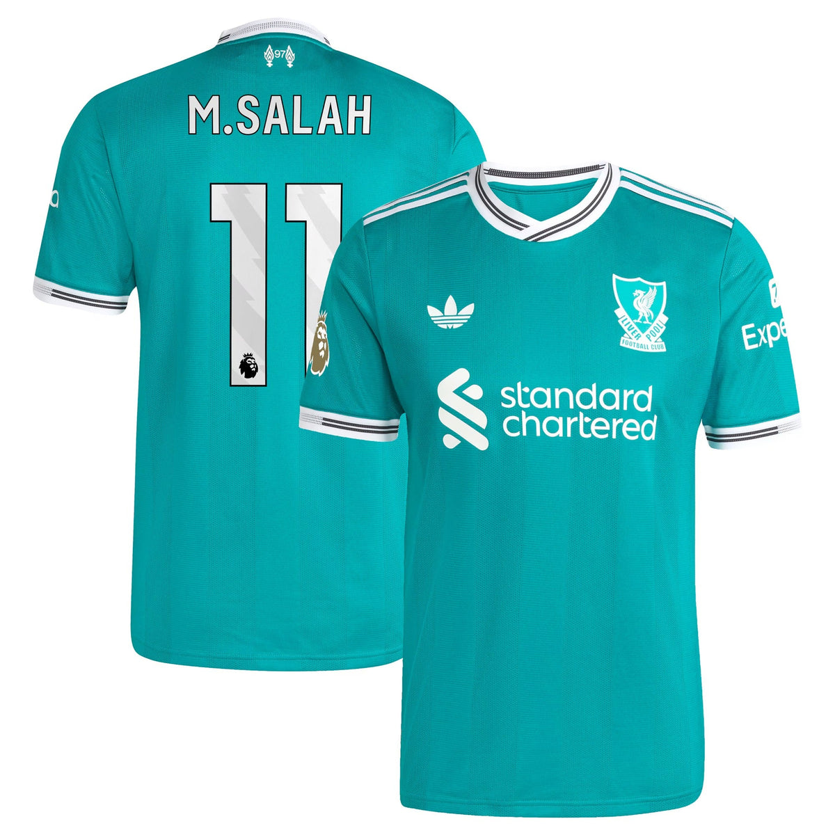 Mohamed Salah Liverpool adidas 2025/26 Third Player Jersey - Green