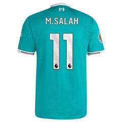 Mohamed Salah Liverpool adidas 2025/26 Third Player Jersey - Green