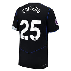 Moisés Caicedo Chelsea Nike 2025/26 Third Player Jersey - Black