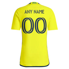 Nashville SC adidas 2024 The 615 Kit Custom Jersey - Yellow