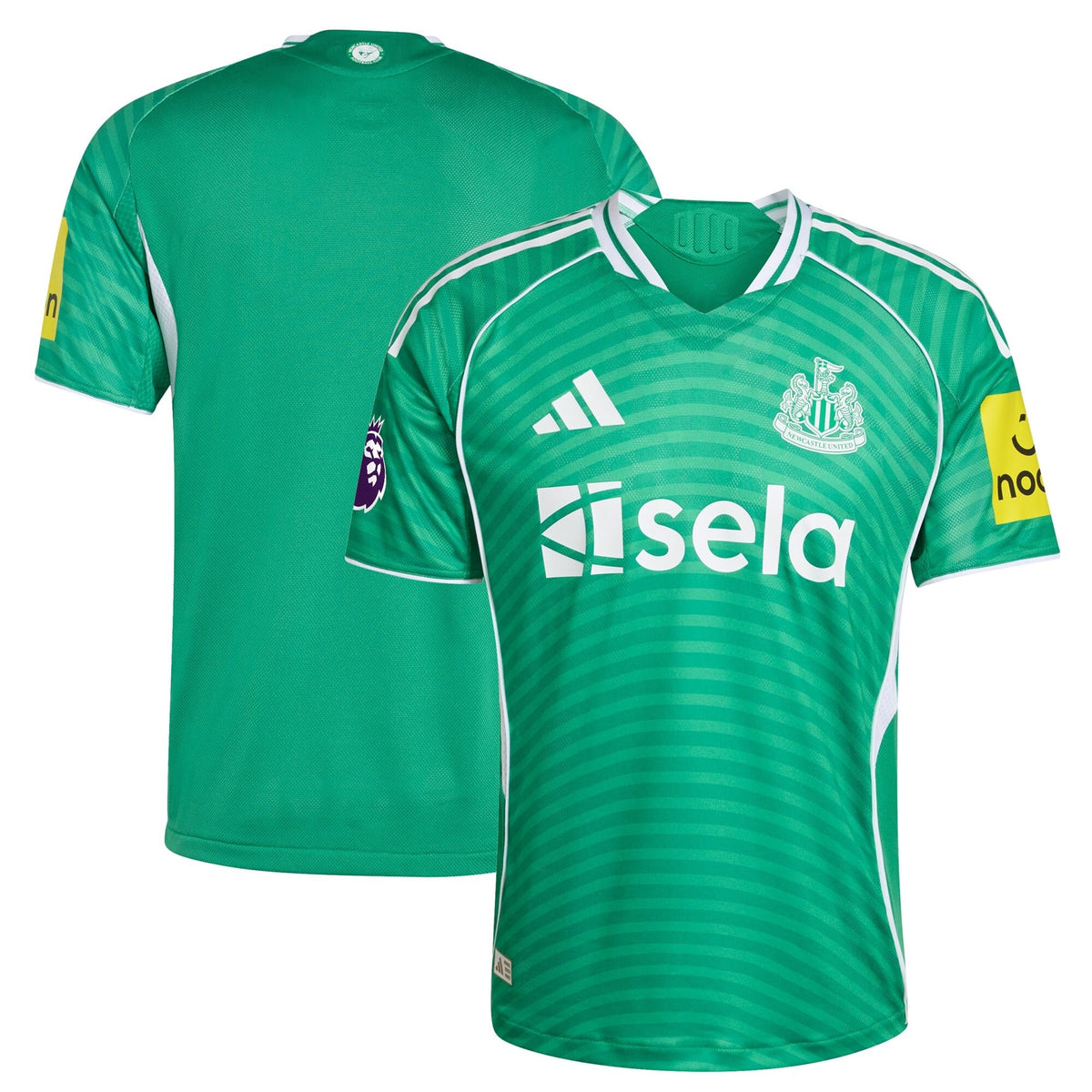 Newcastle United adidas 2025/26 Away Jersey with Patch - Green
