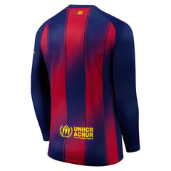 Nike Barcelona 2025/26 Home Long Sleeve Jersey – Navy