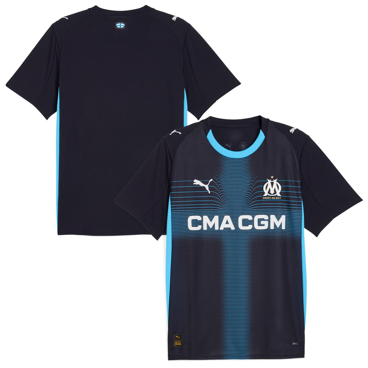 Olympique Marseille Puma 2025/26 Custom Away Jersey - Navy