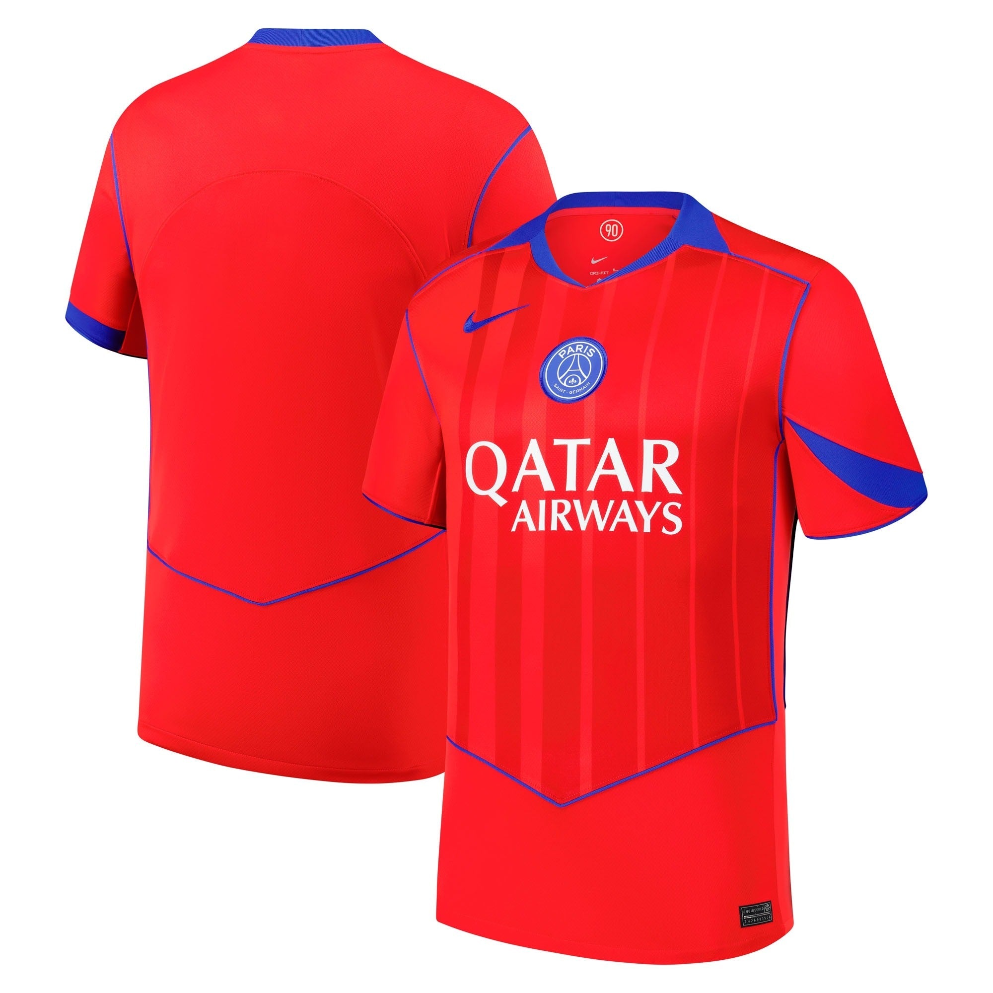 Paris Saint-Germain Nike 2025/26 Third Custom Jersey - Red
