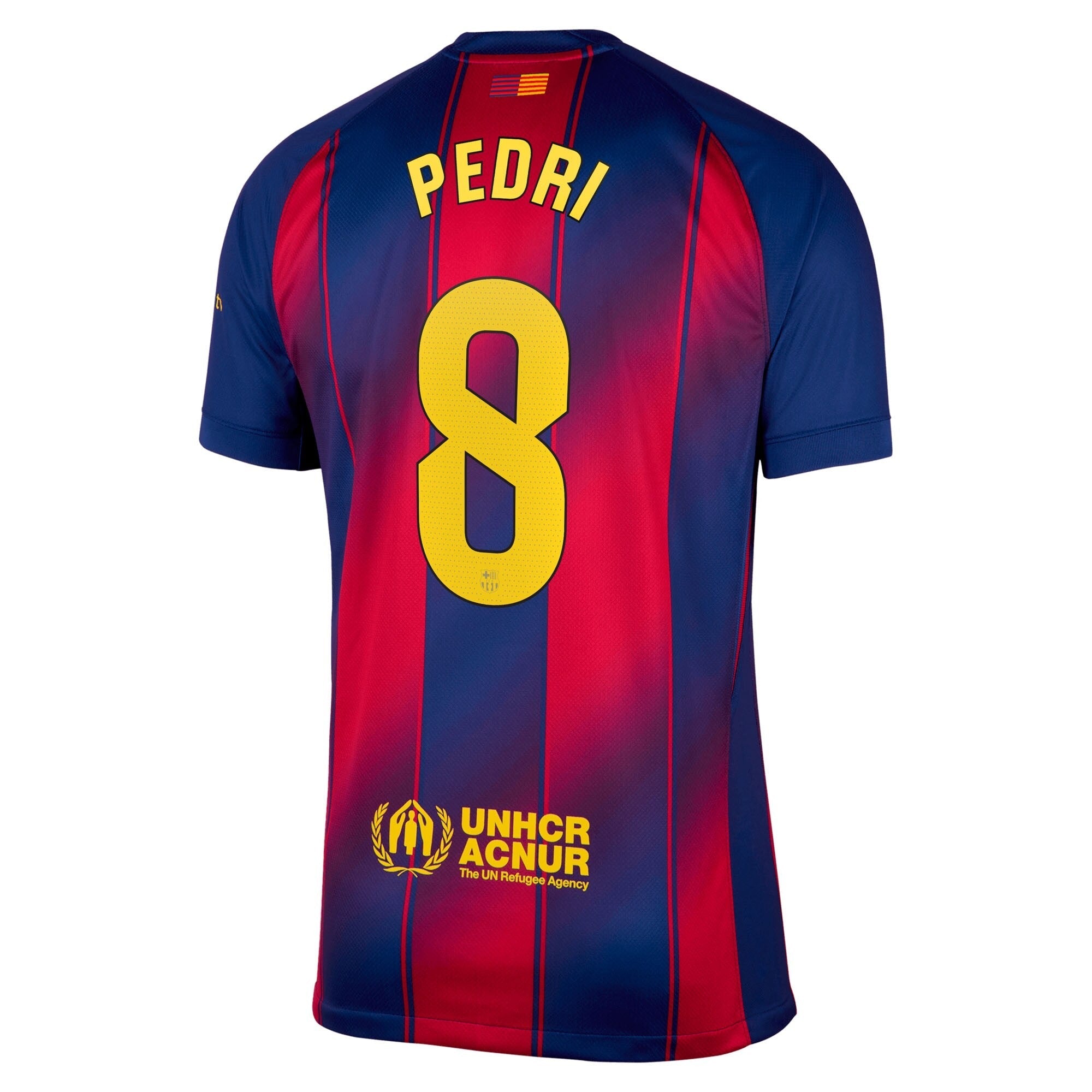 Pedri 8 Barcelona Nike 2025/26 Home Jersey - Navy
