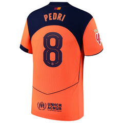 Pedri Barcelona Nike 2025/26 Third Player Jersey - Orange