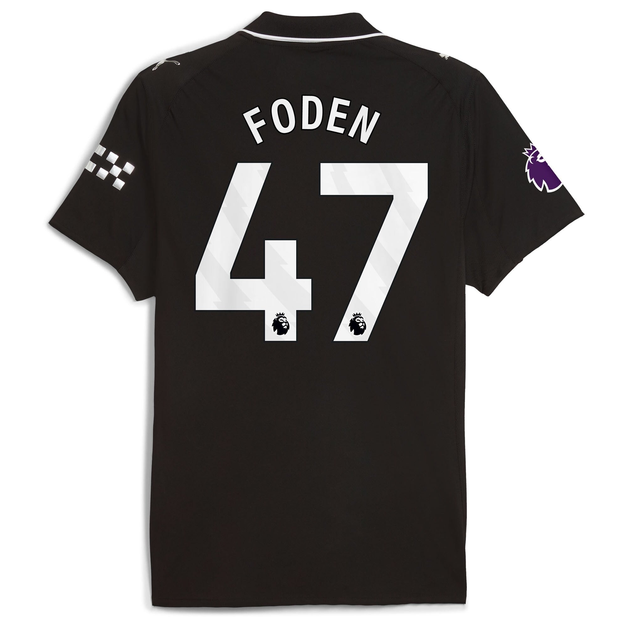 Phil Foden Manchester City Puma 2025/26 Away Player Jersey - Black