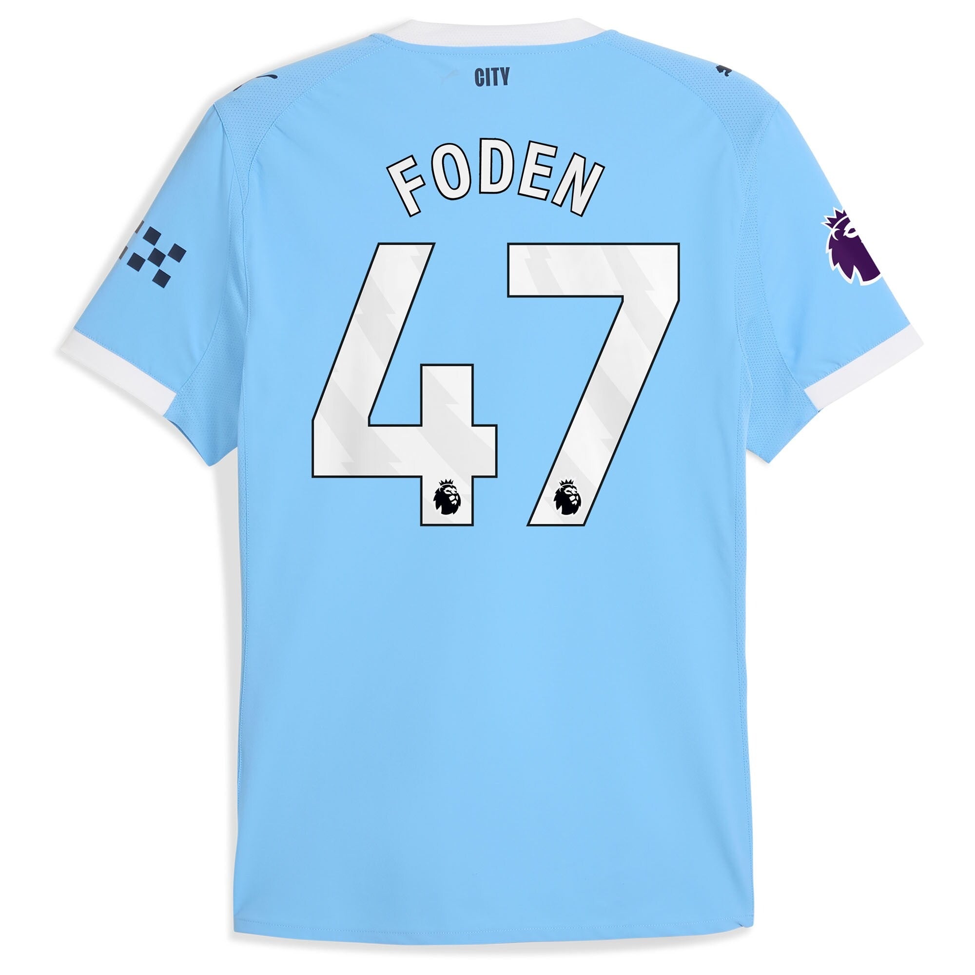 Phil Foden Manchester City Puma 2025/26 Home Player Jersey - Sky Blue