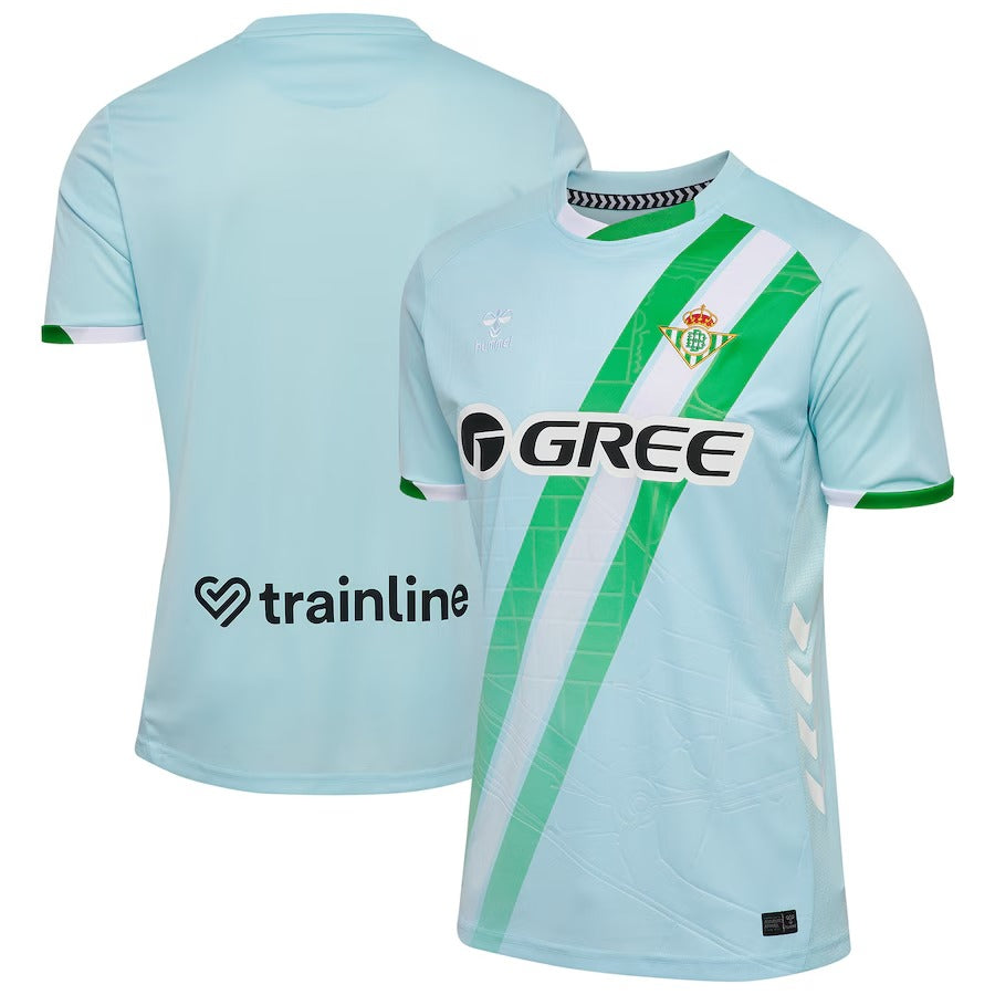 Real Betis Hummel Unisex Away 2025/26 Customized Jersey - Light Blue