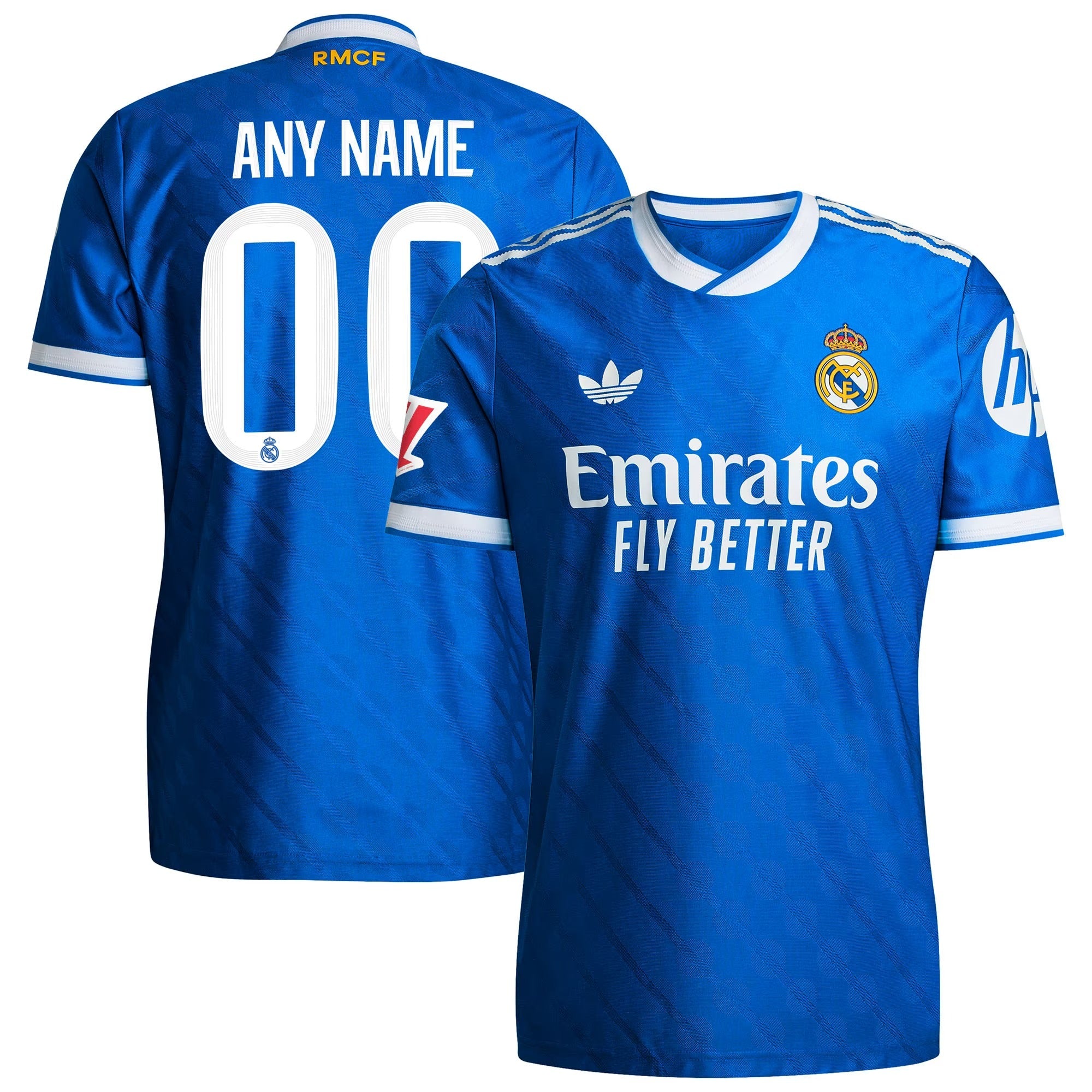Real Madrid adidas 2025/26 Third Custom Jersey - Blue