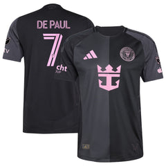 Rodrigo De Paul Inter Miami CF adidas 2025 The Fortitude Kit Player Jersey - Black