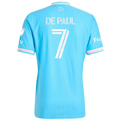 Rodrigo De Paul Inter Miami CF adidas Originals 2025 Third Player Jersey - Blue
