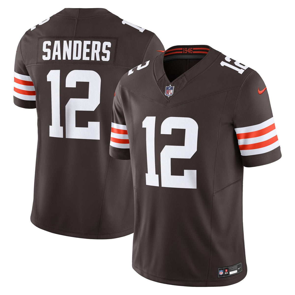 Cleveland Browns Shedeur Sanders Nike Limited Vapor F.U.S.E. Jersey – Brown