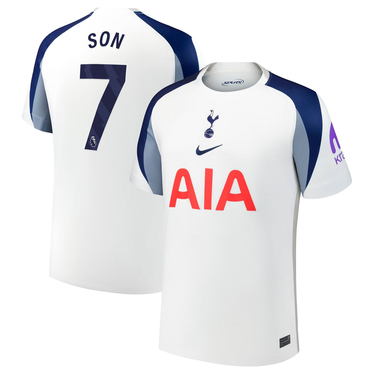 Son Heung-Min Tottenham Hotspur Nike 2025/26 Home Jersey - White