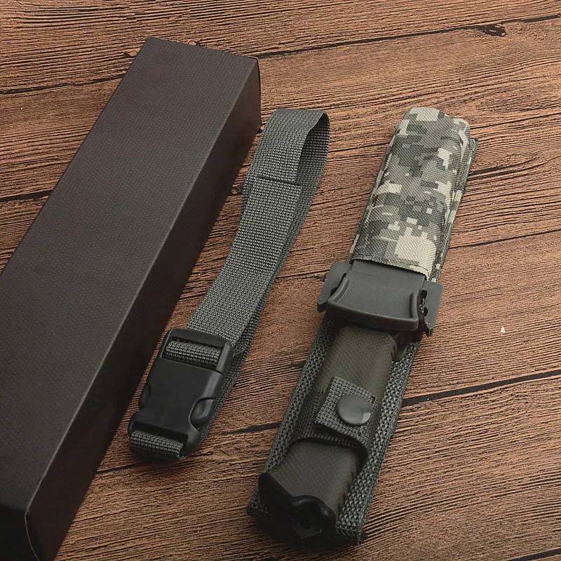 Straight Knife 12C27 Black Coated For Hunting