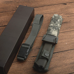 Straight Knife 12C27 Black Coated For Hunting