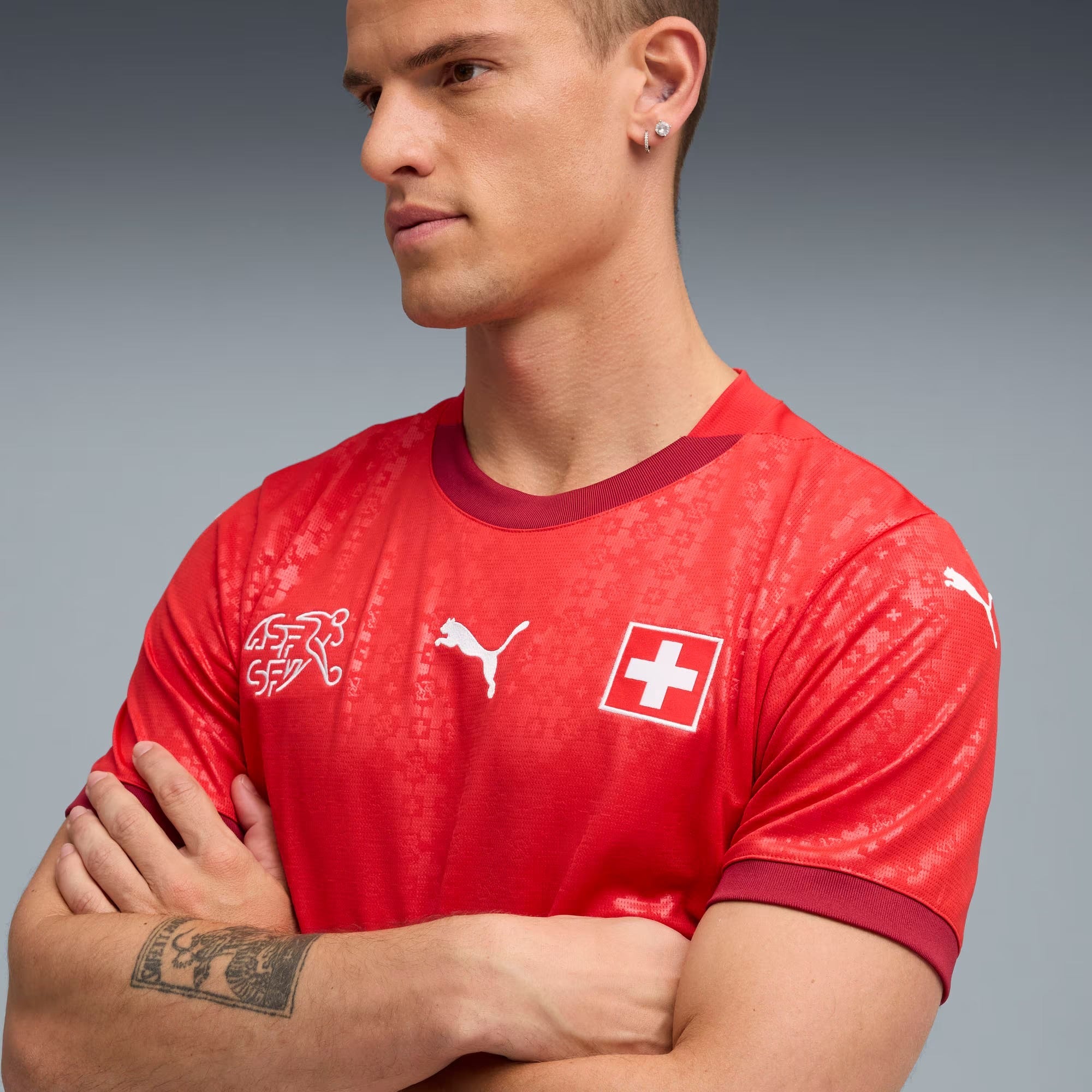 Switzerland National Team Puma 2025/26 Custom Jersey - Red