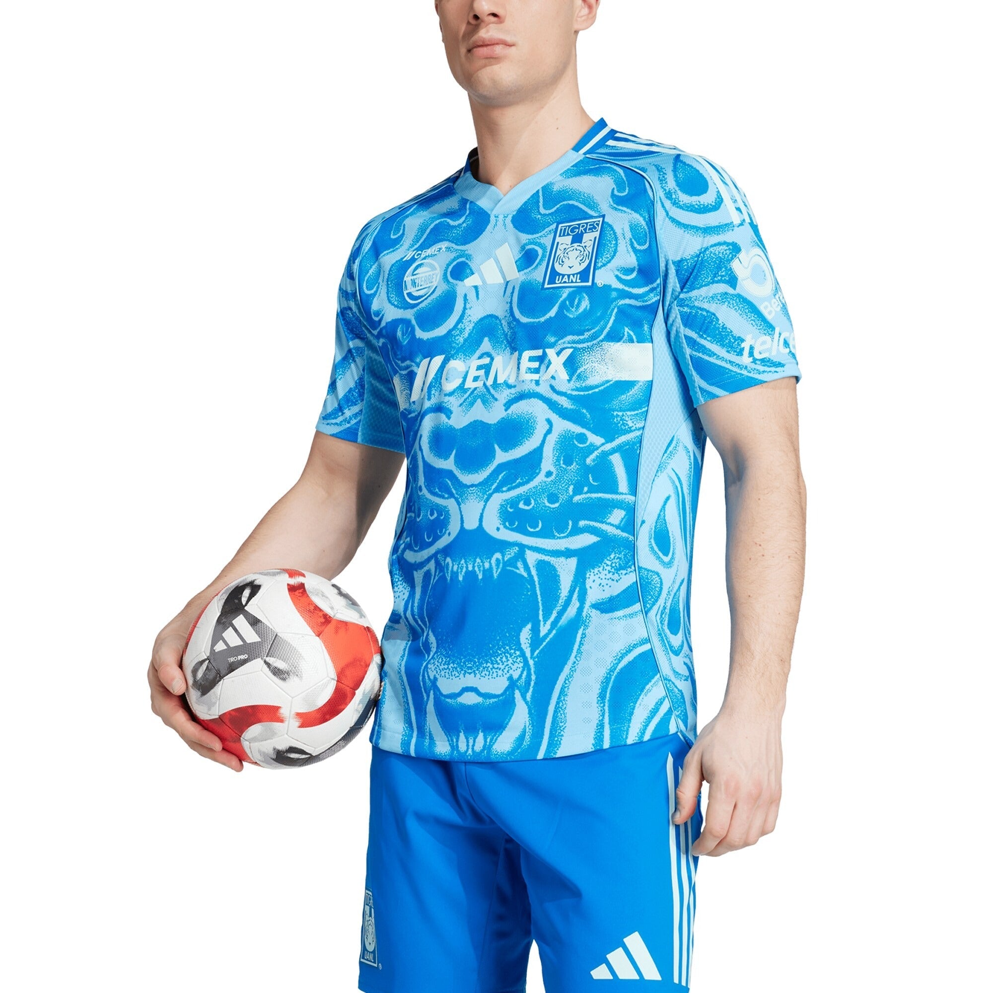 Tigres UANL adidas 2025/26 Away Jersey - Blue