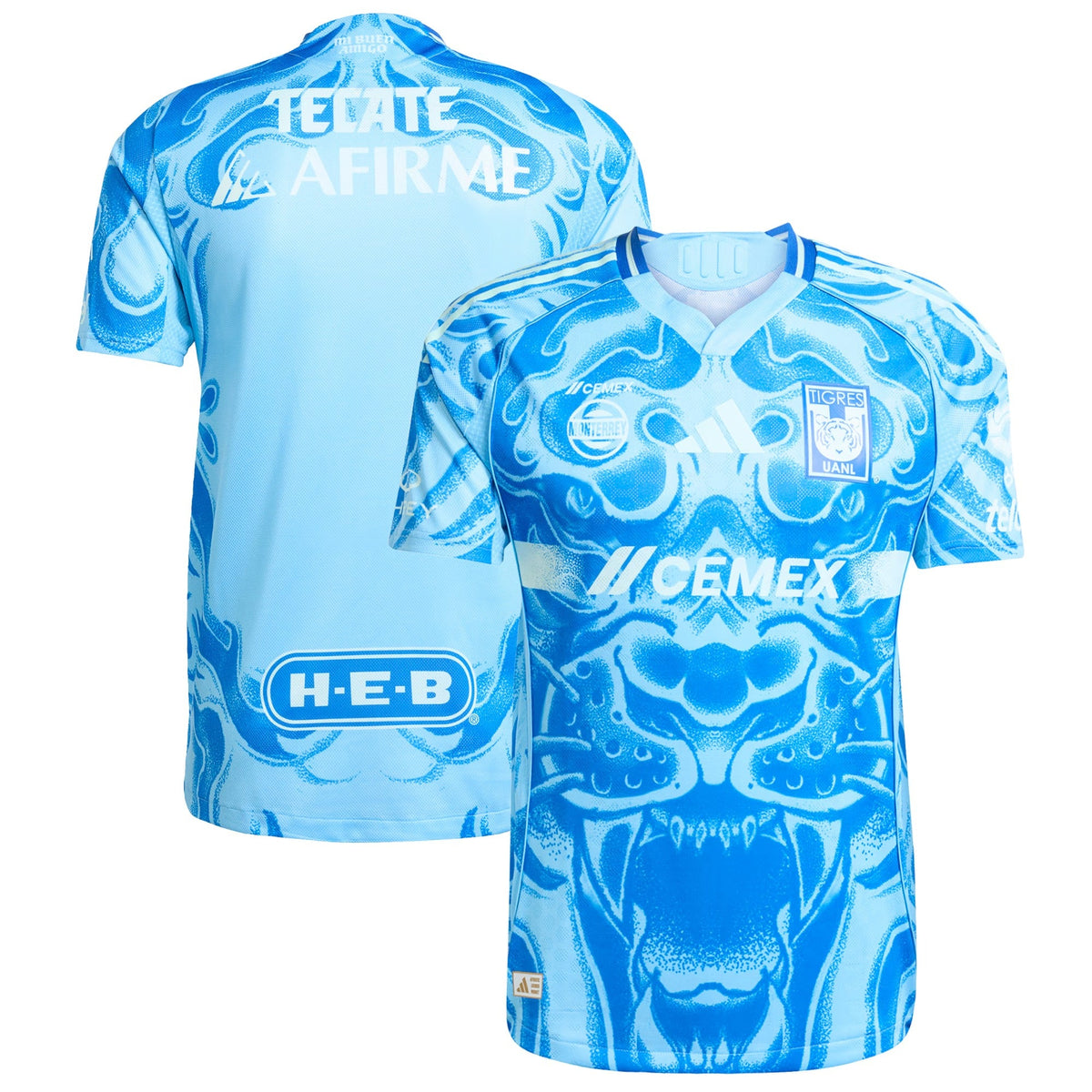 Tigres UANL adidas 2025/26 Away Jersey - Blue
