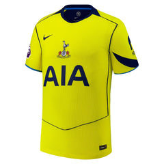 Tottenham Hotspur Nike 2025/26 Third Customized Jersey - Yellow