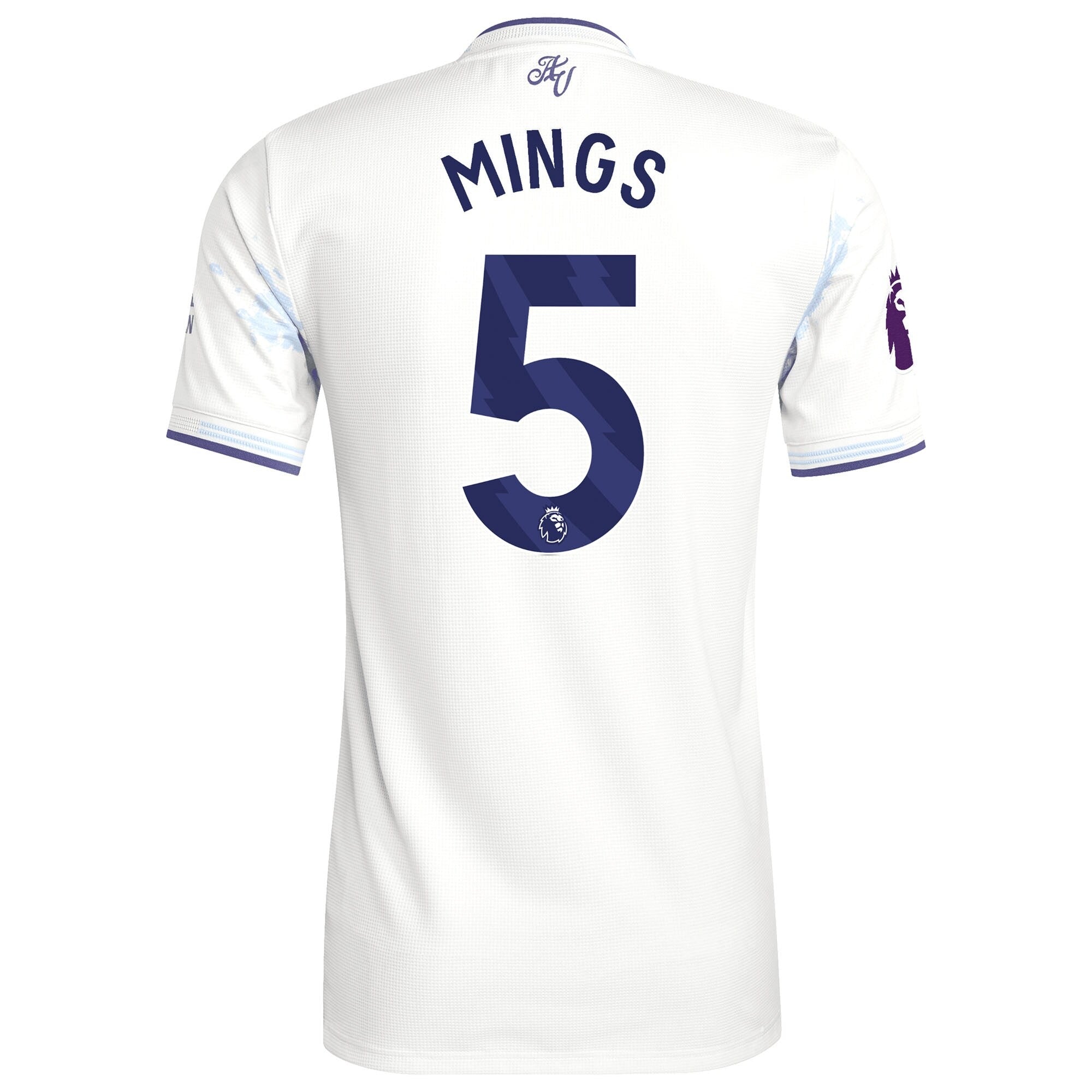 Tyrone Mings Aston Villa adidas 2025/26 Third Player Jersey - White