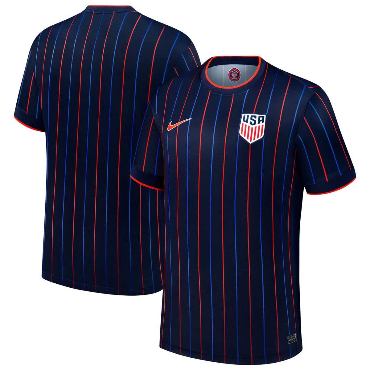 USMNT 2025 Away Custom Jersey - Navy