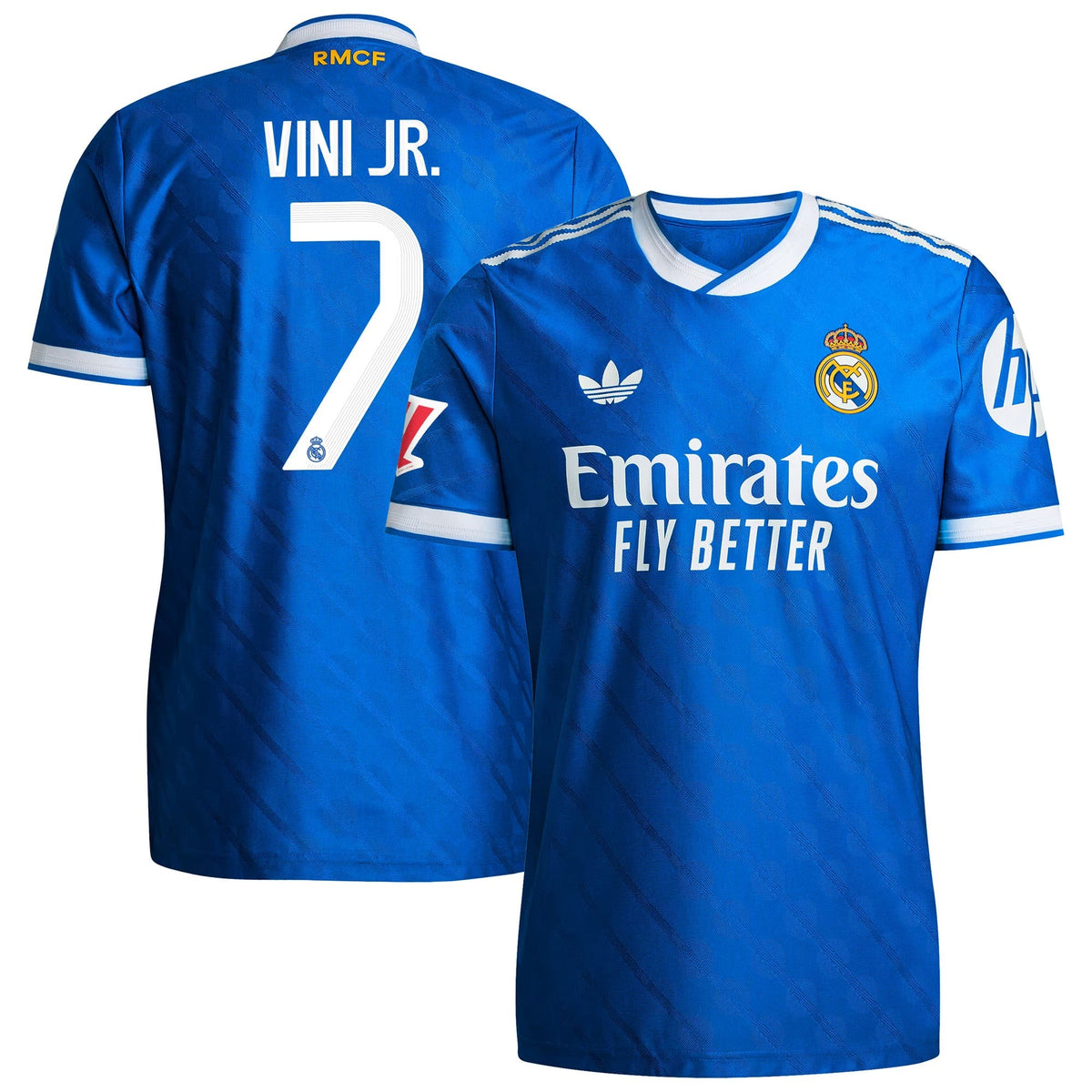 Vinicius Junior Real Madrid adidas 2025/26 Third Player Jersey - Blue