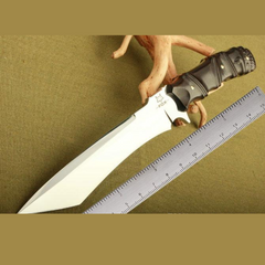 Fox Straight Knife 7Cr17Mov 58HRC Fixed Blade For Hunting