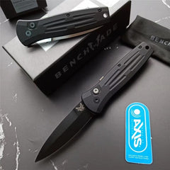 knivescollection™ bm3551 compact folding utility knife – 154cm blade, aluminum handle