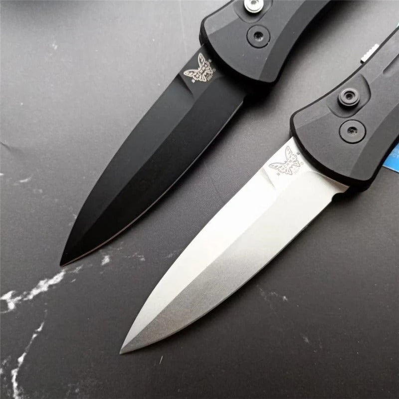 knivescollection™ bm3551 compact folding utility knife – 154cm blade, aluminum handle