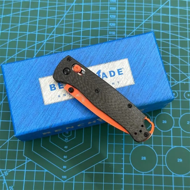 knivescollection™ bm535 bugout folding utility knife – s30v blade, carbon fiber handle