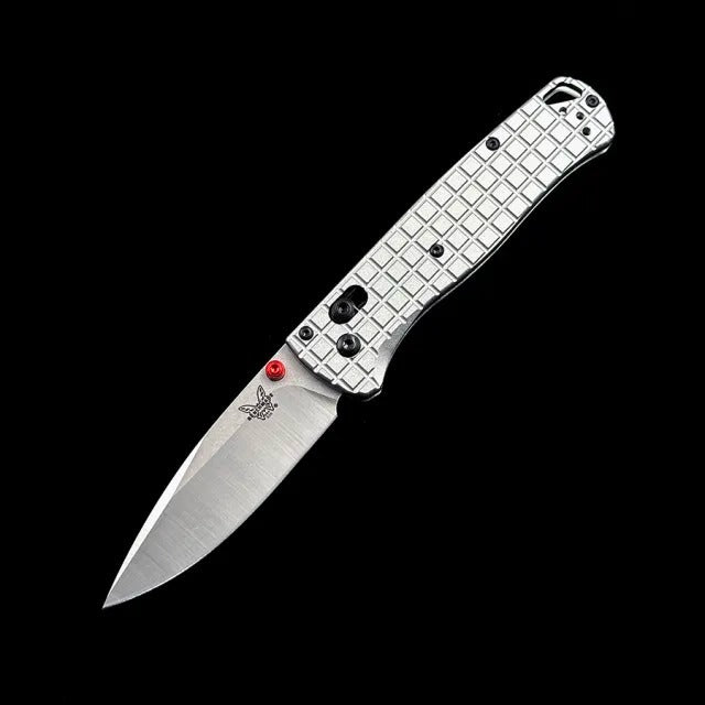knivescollection™ bm535 folding utility knife – aluminum handle, m390 steel blade