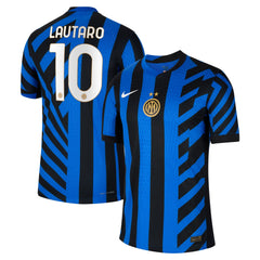 Nike Lautaro Martinez Inter Milan jersey in blue and black with number 10 and club logo